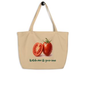 Large organic tote bag